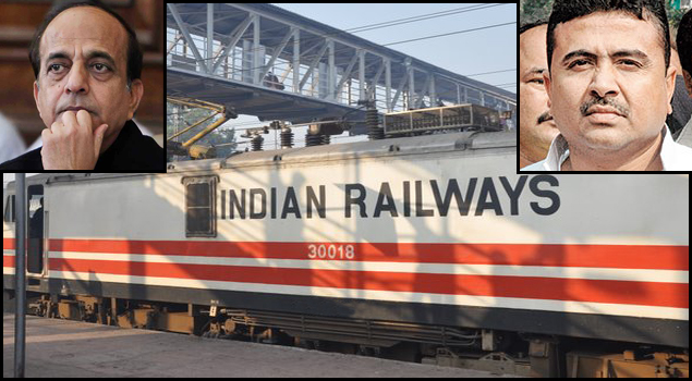 Trinamool MPs Dinesh Trivedi and Suvendu Adhikari oppose the Railway Budget in Lok Sabha