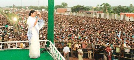 Ms. Mamata Banerjee addresses rally in Singur, condemn politics of violence