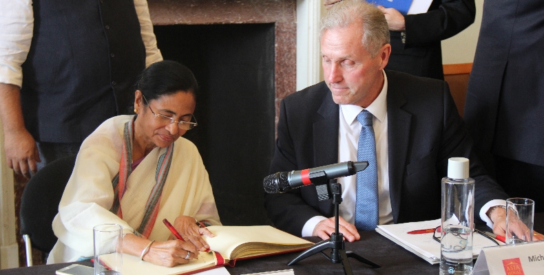 WB CM wins hearts of investors at Asia House, London