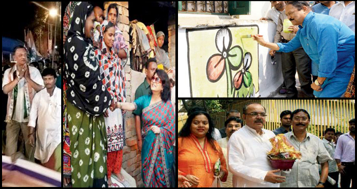 Trinamool candidates begin election campaign across Bengal
