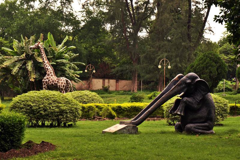 Urban park at Latbagan in Barrackpore, modeled on Eco Park