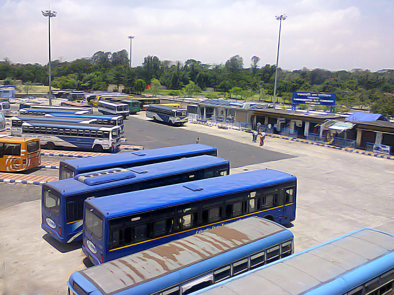 Like Volvos, others buses also to install front mirrors