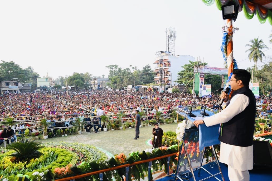 Development will trump canards: Abhishek Banerjee at Diamond Harbour