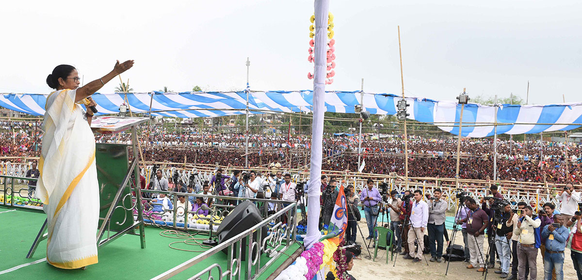 50 public meetings and counting, Mamata Banerjee’s campaign in full swing