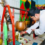 Abhisekh Banerjee visited the famous Joyrampur Temple in Satgachia and had lunch at a co-worker’s place – 28.04.2019
