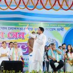 Abhisekh Banerjee addresses a meeting at Baraboni in Asansol –23.04.2019
