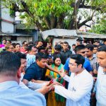 Abhisekh Banerjee taking part in a road show in Halisahar– 24.04.2019