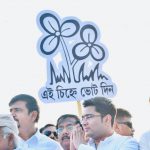 Abhisekh Banerjee on a road show in Jagaddal– 19.04.2019