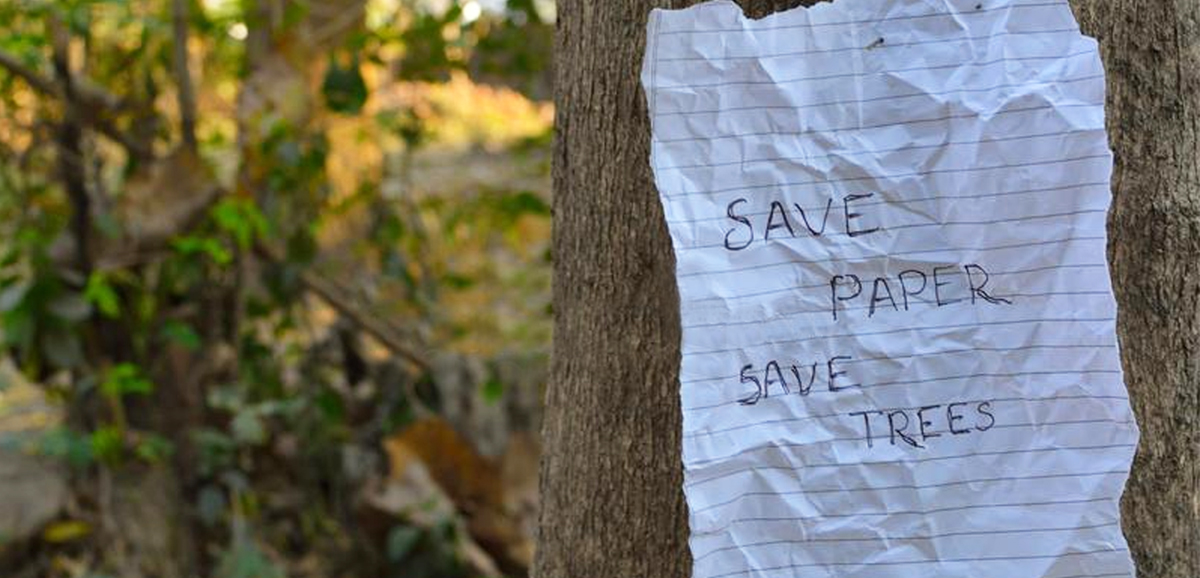 To conserve environment, State Govt recycling paper & turning to digital mode