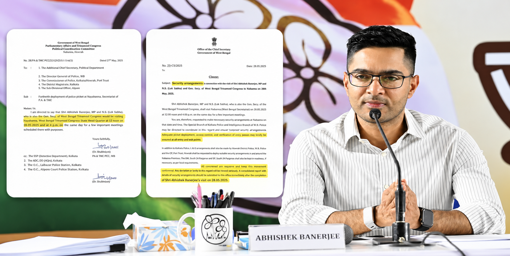Abhishek Banerjee speaks out against gag order on government employees